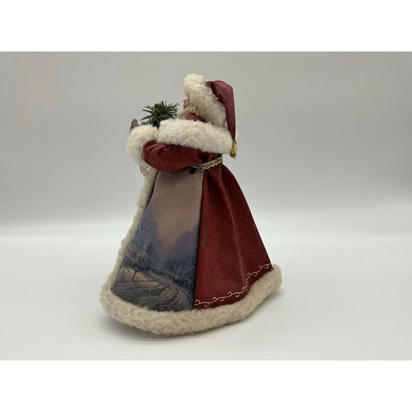 Thomas Kinkade Old World "Christmas Journey's End" 8" Santa Claus Figurine [B17] - Picture 9 of 16